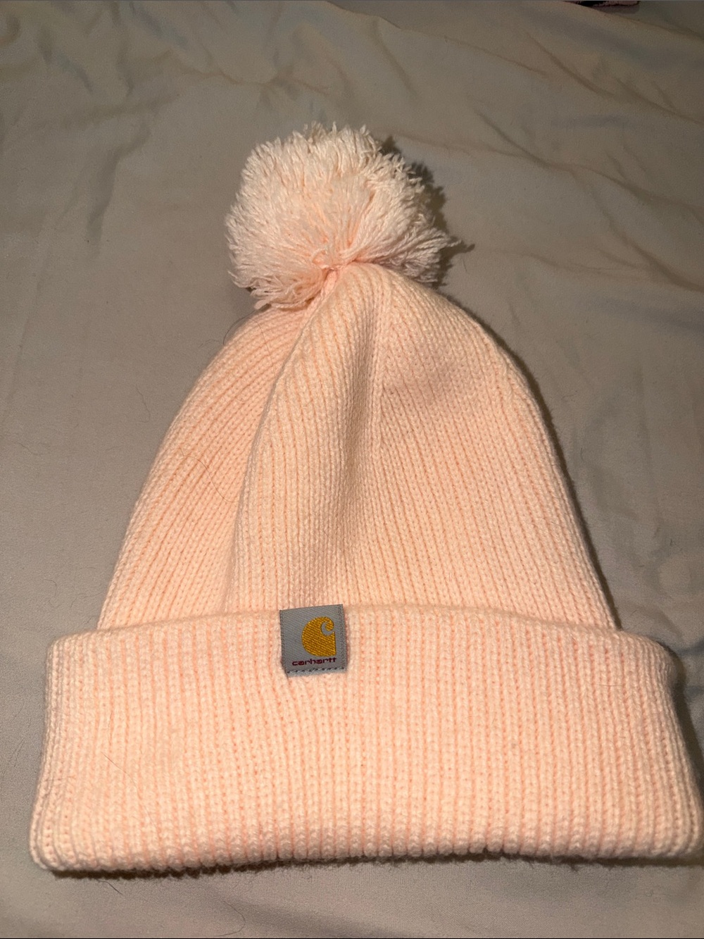Carhartt Pom Beanie - Light Pink